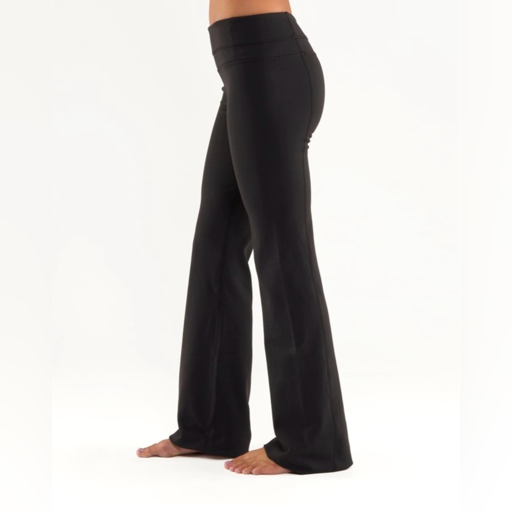 Rare NWT Lululemon Groove Pant (Tall) Black Sz 4 – Y2K Vintage Flare Yoga Pants - Picture 3 of 13